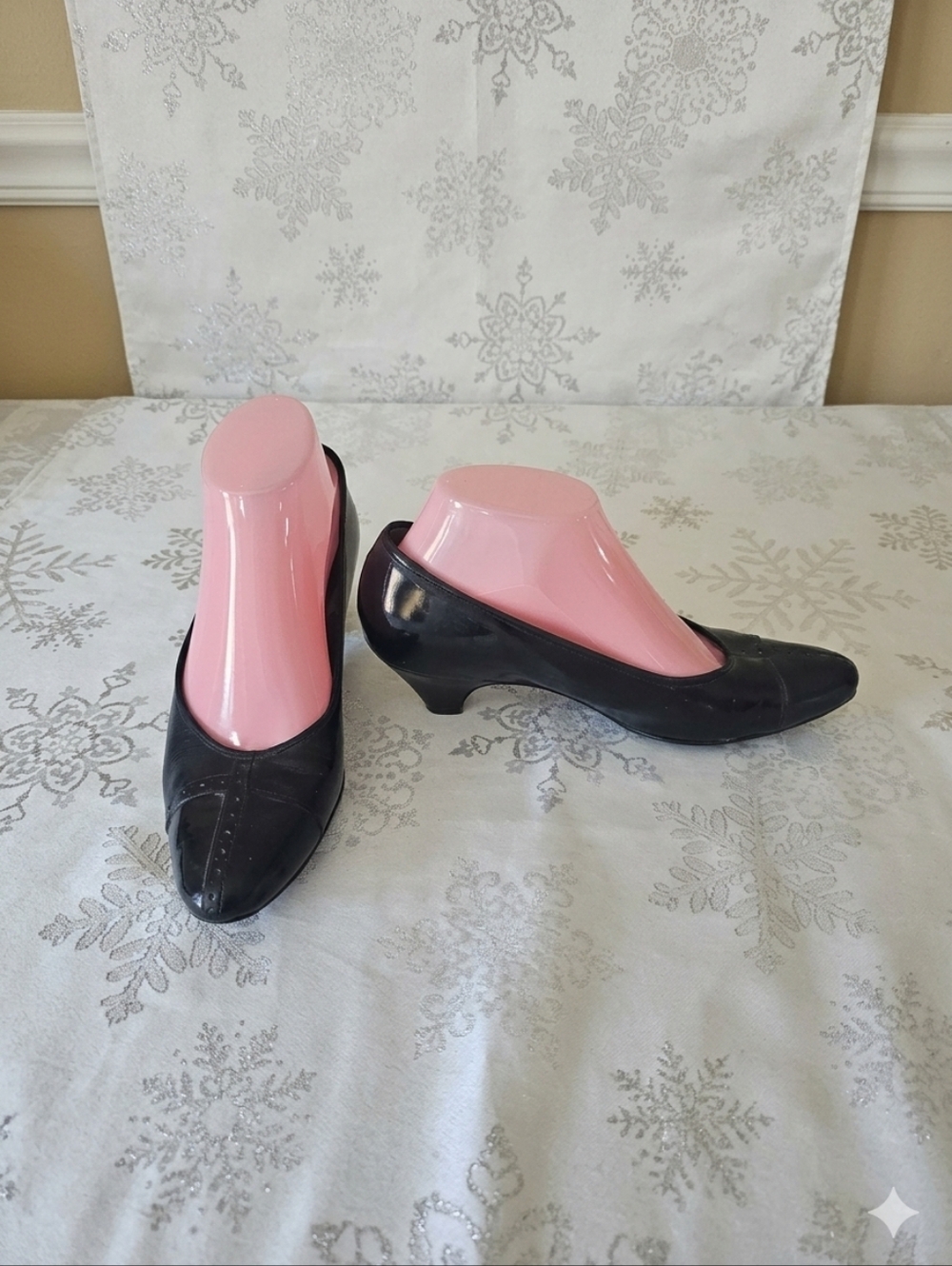 Naturalizer Shoes Patent Black Women's Heels Sz 8.5